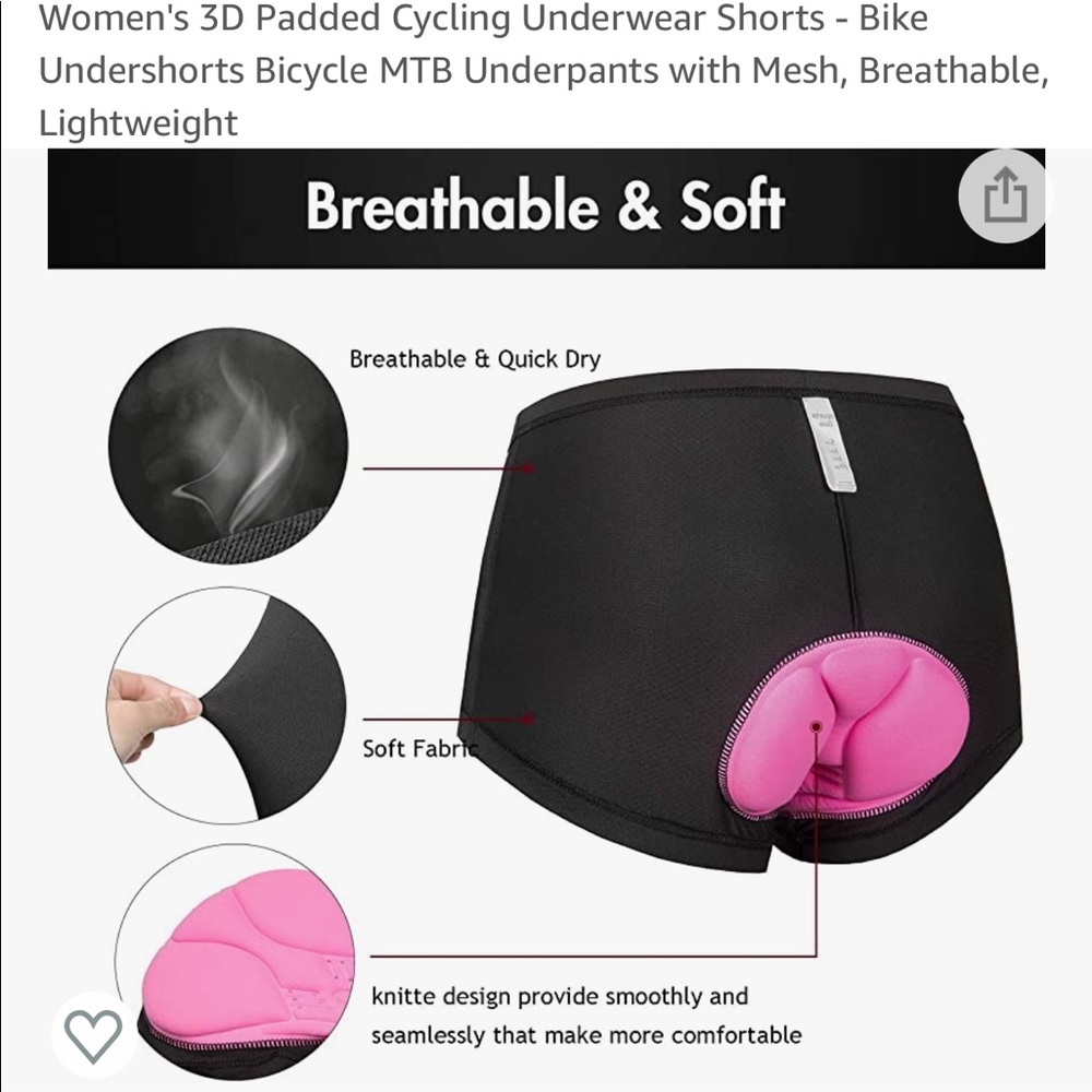 Women's 3D Padded Cycling Underwear bike Shorts